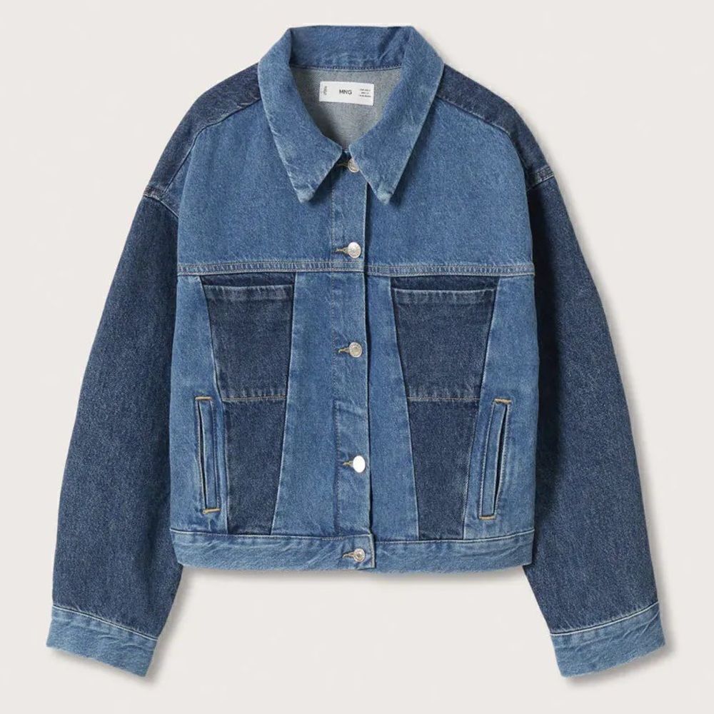 Mango Contrast Panel Jacket New - Picture 6 of 10